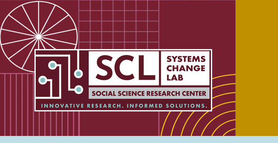 Cover page of Power Point Presentation, SCL Logo